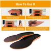 Rechargeable Heated Insoles Washable Waterproof Wireless Warmer 2000mAh High Concentration Low Temperature Battery