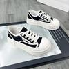 DOGHC NEW Canvas Sneakers Woman Flats Shoes Spring Autumn Platform Shoes Ladies Lace Up Sneakers Women Vulcanized Shoes
