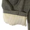 Lanvin Wool Glen Check Tailored Jacket Gray Men's Used