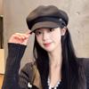 Beret Female British Retro Sunscreen Newsboy Hat Foreign Style Fashion Sweet Octagonal Hat