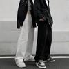 2022 Autumn Winter Fashion Korean Stytle Casual High Street Wide Leg Pant Women Jeans High Waist Harajuku Slouchy Straight Pants