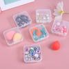 10pcs Plastic Storage Box Mini Transparent Jewelry Beads Earring Ring Dustproof Container Earplugs Packaging Boxes Organizer
