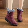 2025 Women's Snow Boots Winter Cotton Womens Boots Faux Fur Non-slip Female Ankle Boots Warm Plus Size Botas Para Mujer