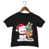 Merry Christmas Kid T-shirts Cartoon Deer Snowman Tops Tees Christmas Tree T Shirt Boy Animal Shirt Girls Xmas Gift Shirt Tshit