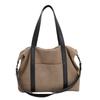 Lazy Portable Large-capacity Canvas Bag 2025 New Tote Bag Niche Casual Retro Commuter Shoulder Big Bag Women