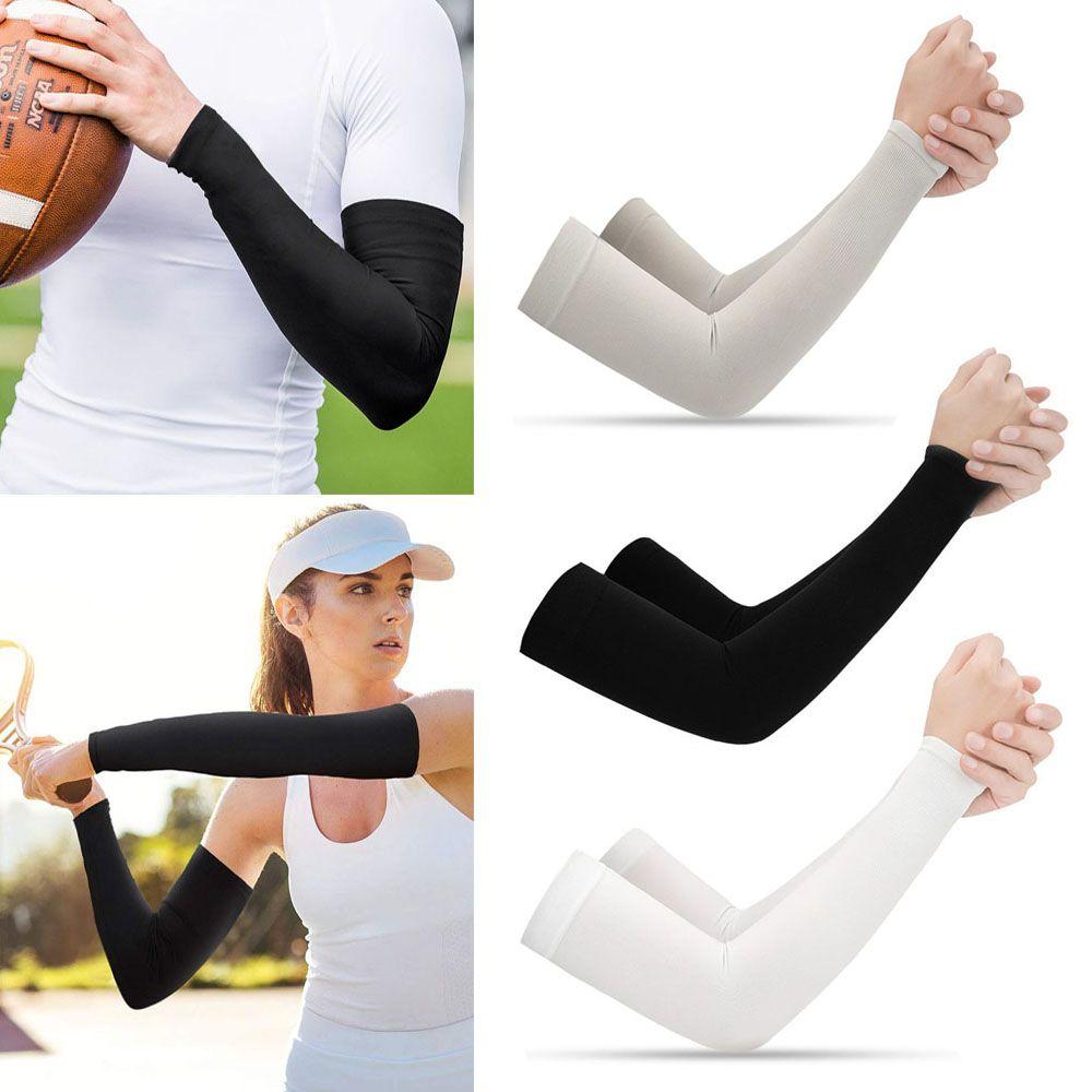 Exposed Thumb Summer Cooling Sportswear Running Arm Cover Arm Sleeves Outdoor Sport Sun Protection