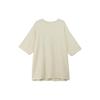 SS23 Solid Color Loose Fit Crew Neck T-Shirt Men Tops Off-White IB4801