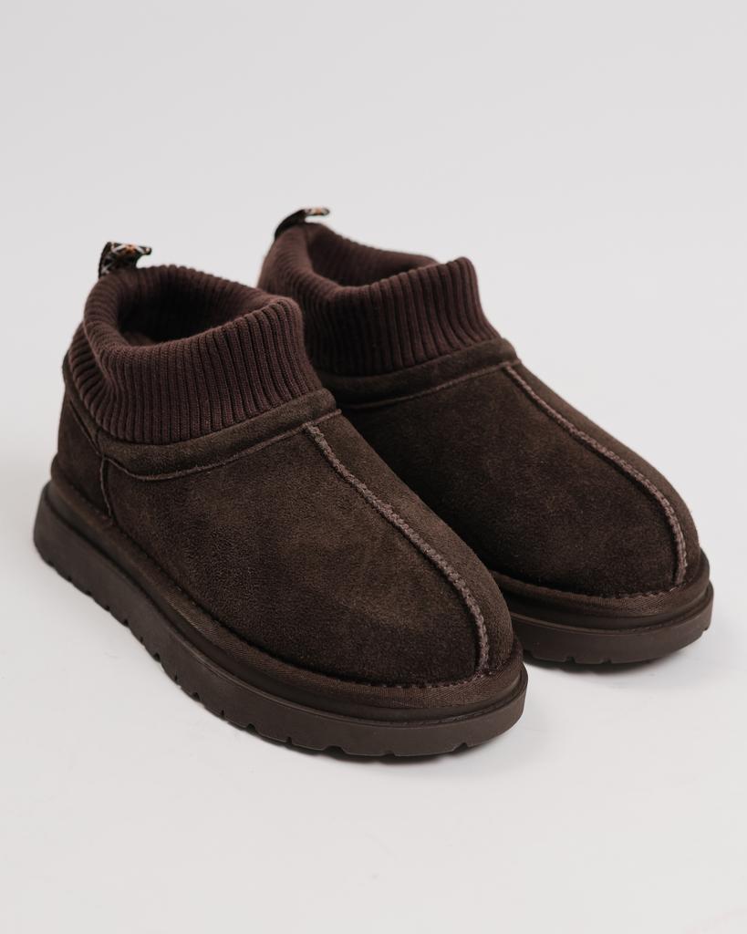 Ugg Short with Sock Lola Andy 12082 36 Chocolate Suede Wool