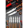 9 Piece Sürmene Kitchen Meat Bread Sacrifice Vegetable Fruit Knife Dowry Set and Sharpening Device