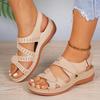 Women Sandals New Fish Mouth Casual Sandals Fashion Roman Outdoor Sandals Women Large Size Lightweight Platform Shoes Women