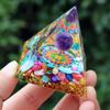 Pyramid Ornament, Photo Props, Holiday Gifts - For Spiritual Meditation, For Home Room Living Room Office Decor, For Gift