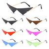UV400 Vintage One Piece Ocean Lens Rimless Women Triangle Sunglasses Sunglasses Sun Glasses Eyewear
