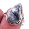 Natural Dendrite Opal Gemstone Handmade 925 Solid Sterling Silver Ring S.7 U1i07