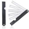 2pcs Plastic Architect Engineering Drafting Scale Ruler Foldable Metric Measuring Tool Heavy Duty Professional