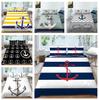 High Definition Digital Printed Bedding Set with Anchor Pattern Down Duvet Cover Pillowcase 2 or 3 Pieces DE200 * 200 Soft Washable Home Decoration