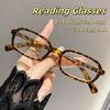 Retro Fashion Girl's Small Frame Square Presbyopia Glasses Anti-Blue Light Eyeglasses Women's Eye Protection Computer Glasses