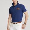 Polo Ralph Lauren Logo Embroidered Slim Fit Short Sleeve Polo Shirt Men Tops Clear-Water-Blue MNPOKNI1N821113-410