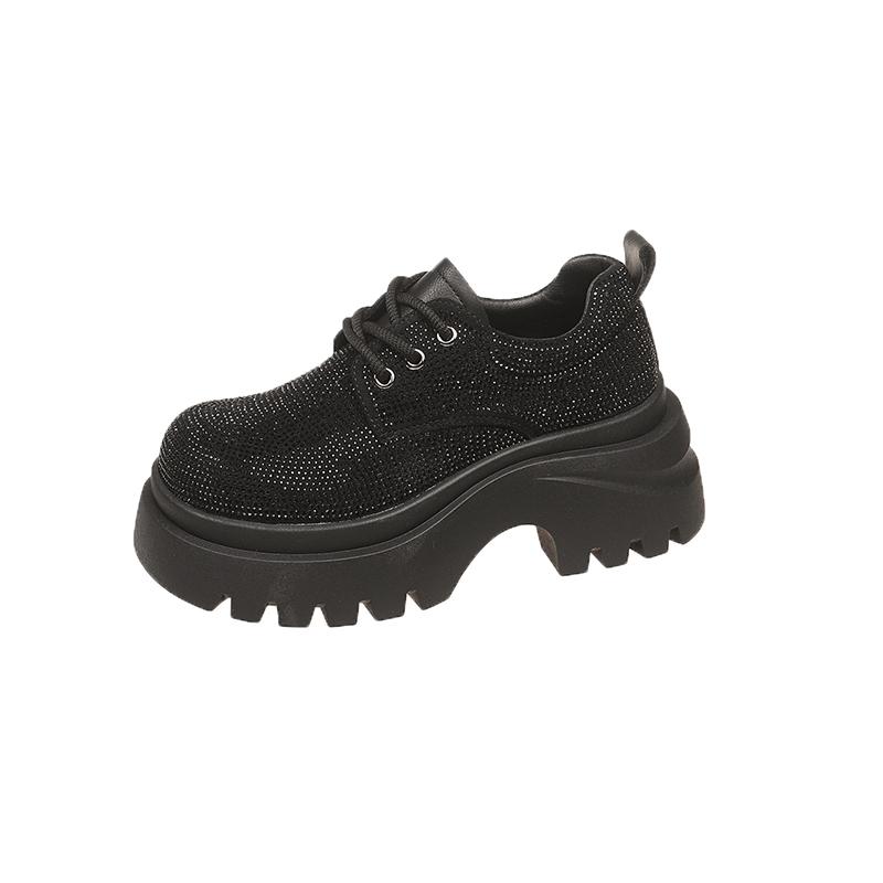 Fashion Women Platform Shoes Fashion Crystal Luxury Loafers Trend Brand Designer 2025 Summer New Sneakers Woman Sandals Casual Botas