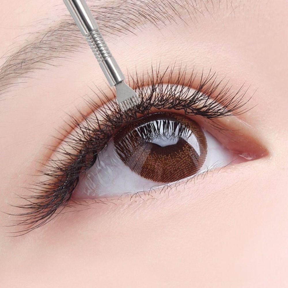Stainless Steel Eyelash Perm Lifting Tools Anti-slip Eyelash Perming Stick Clean Up Rods Beauty