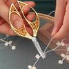 Stainless Steel Stitch Retro Classic Fine Embroidery Sewing Tailor Scissor Handicraft Fabric Cut Trim Shear Tool