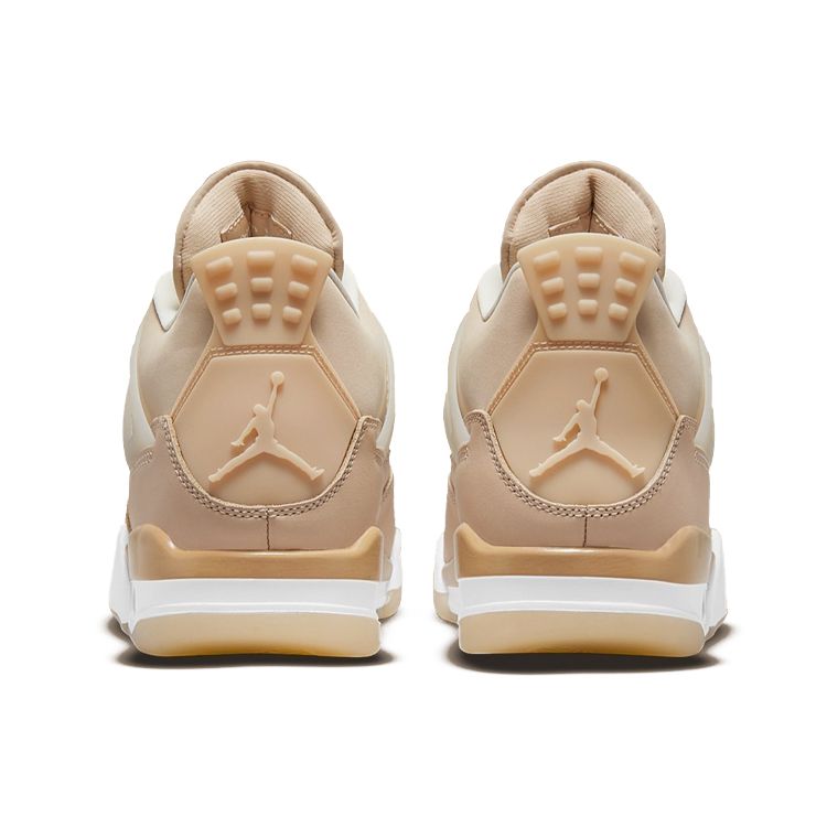 Air Jordan 4 Retro Shimmer Women Sneakers Tan Bronze-Eclipse Orange-Quartz DJ0675-200