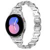 For Samsung Galaxy Watch 5 Pro 45mm/Watch 5 Active 40mm/44mm Rhinestone Decorated Metal Watch Strap Quick Release 20mm Watch Band
