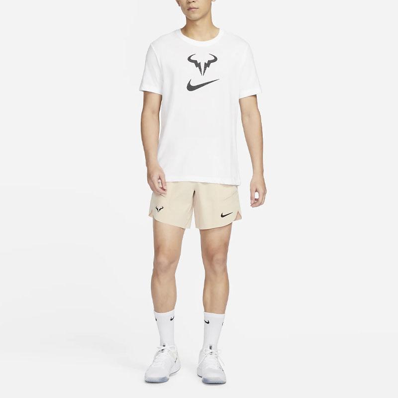 Nike Rafa Dri-FIT ADV Solid Straight-Leg Sports Shorts Men Bottoms Sandstorm DV2882-126