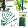 10/50/100 Pieces Adjustable Plastic Plant Cable Ties Adjustable Plastic Wrap Garden Tree Climbing Support Clips Vines Tomato Stem Clips