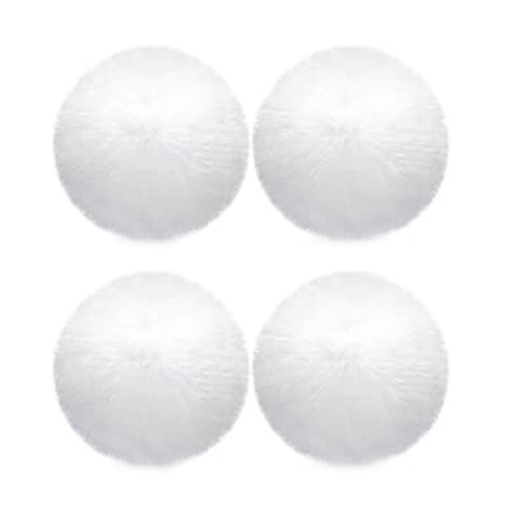 Set of 4 Stylish Shoe Clip Detachable Furry Ball Shaped Shoe Clips Versatile Fluffys Pompoms Shoes Buckles Accessories
