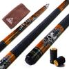 CUESOUL ROCKIN Series 21oz Maple Cue Stick Set Joint Protector Towel 1 Cue Carry Bag 57" + + + (G406)