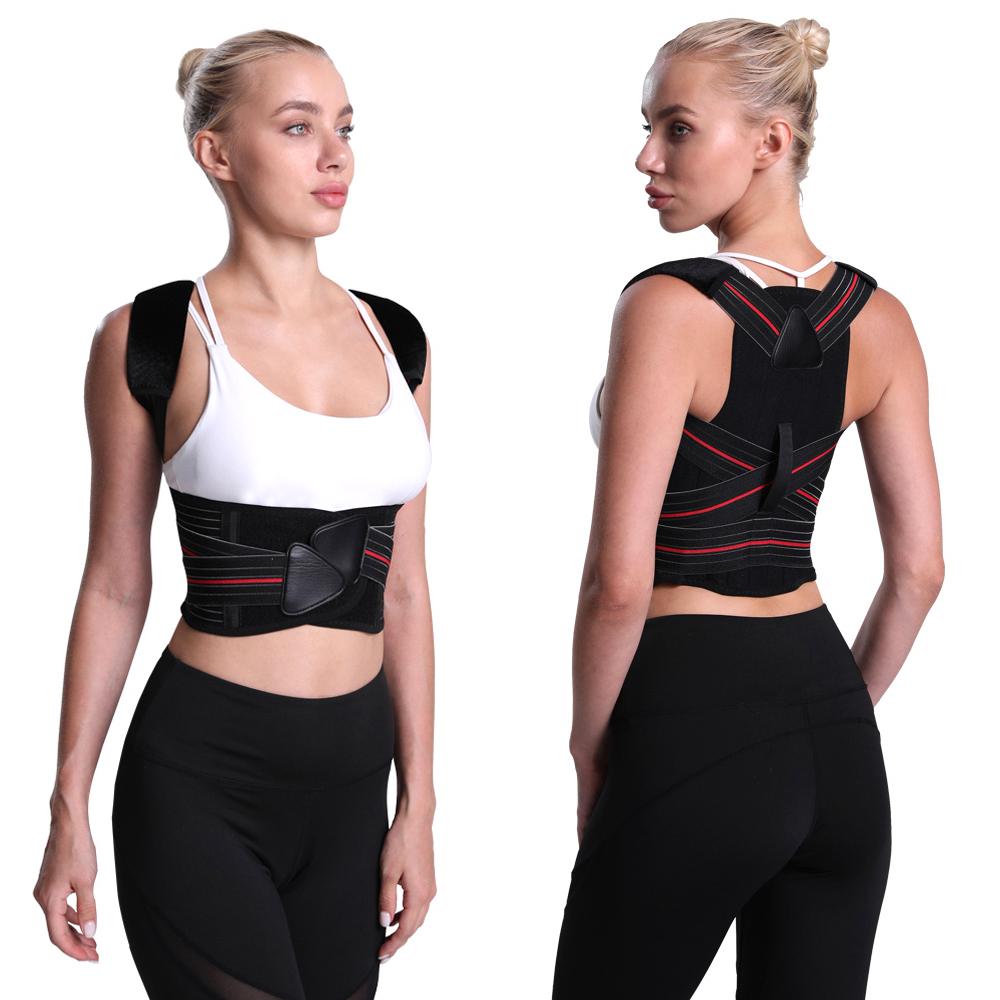 Posture Corrector Back Posture Brace Clavicle Support Stop Slouching and Hunching Adjustable Back Trainer Home Gym Office School
