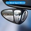 Car Rearview Mirrors 360° Blind Spot Mirror Adjustable Rotatable Convex Wide-angle Clear Rearview Safety Mirror