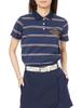 Golf Short Sleeve Polo Shirt Quick Cool To the 0 [New Balance] (Sweat Absorbent, Drying, Touch) / Women's / 012-1160512 120_Navy [S]