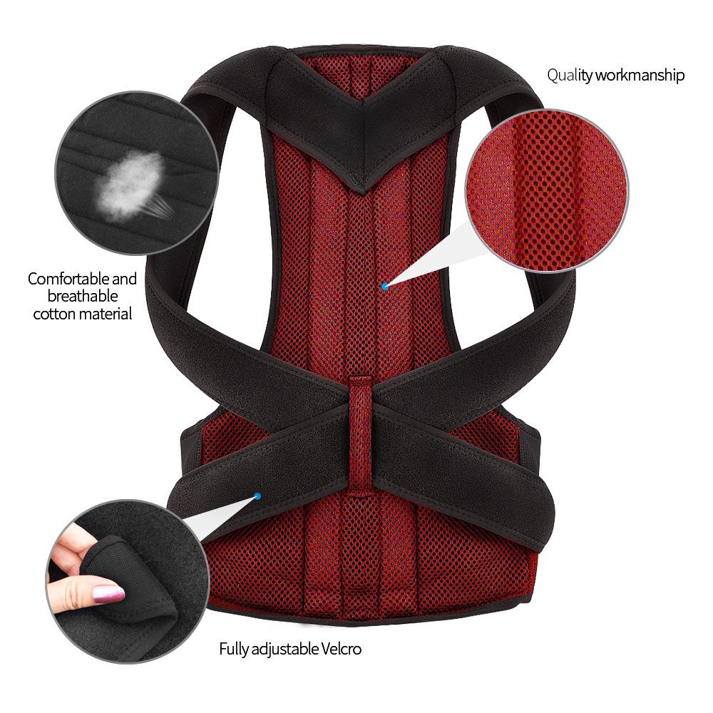 Adjustable Back Waist Posture Corrector Adult Correction Belt Waist Trainer Shoulder Lumbar Brace Spine Support Belt Vest for Men Women