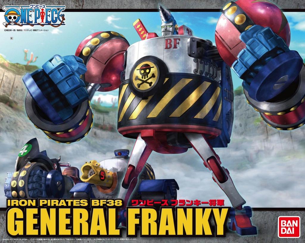 Best Mecha Collection General Franky Plastic Model Color-coded