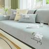 Cartoon Embroidery Sofa Pad Towel Couches Covers for Living Room 1/2/3/4-seater Sofa Cover Universal for All Seasons Cushion