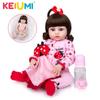 KEIUMI Full Silicone Vinyl Reborn Baby Dolls Waterproof Doll Baby Toy For Kids Birthday Gifts Playmate