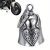 2Pcs Heart Wing Motorcycle Bell Pendant Heart Lucky Bell Style Riding Bell Good Luck Bell Retro Motorcycle Safety Bell Decoration