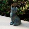 Cat Figurine Sculpture Funny Decorative Statue Garden Outdoor Decor for Lovers Gardeners