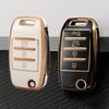 3/4 Button TPU Car Remote Key Case Cover Shell for Kia Rio 3 K2 Ceed Cerato K3 Sportage 4 Picanto K5 Optima Sorento Forte Stinger 2017 2018
