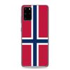 Телефонный чехол - Samsung - Galaxy S20 Ultra - Drapeau de la Norvège - Souple - Multicolore
