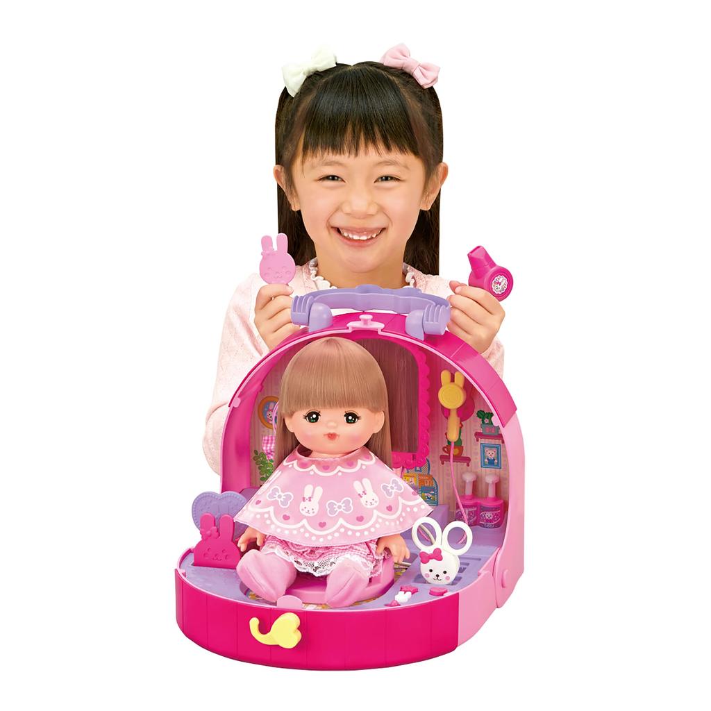 Mel-chan Care Parts Talking Bunny Beauty Room (Limited Edition Ribbon Clip Set)