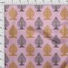 oneOone Cotton Flex Blush Pink Fabric Floral & Flying Swan Block Craft Projects Decor Fabric Printed By The Yard 40 Inch