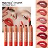 MLSMILE Colored Moisturizing Lip Balm for Lips and Cheeks Six-color Lip Balm Long-lasting Moisturizing Lipstick Pen