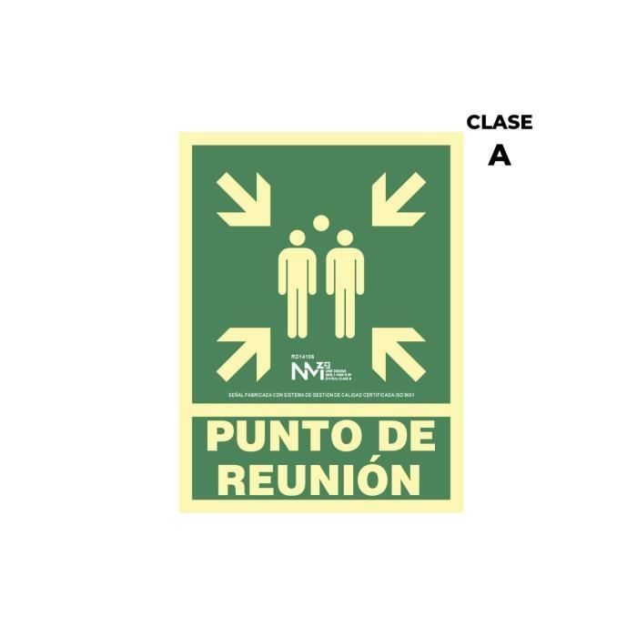 Panneau D'évacuation PUNTO De Reunion - GENERIQUE - PVC 1mm - 22.4x30cm