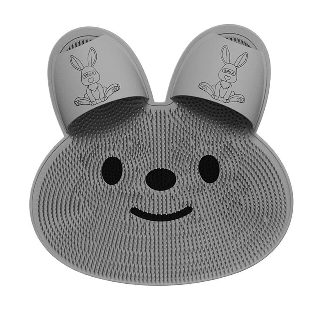 Creative Massage Shower Pad Cute Non-slip Bath Rug Shower Foot Scrubber Mat Bathing Accessories