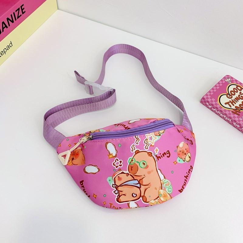 Childrens Fashionable Trendy Chest Bag Featuring Colorful Anime Prints Kids For