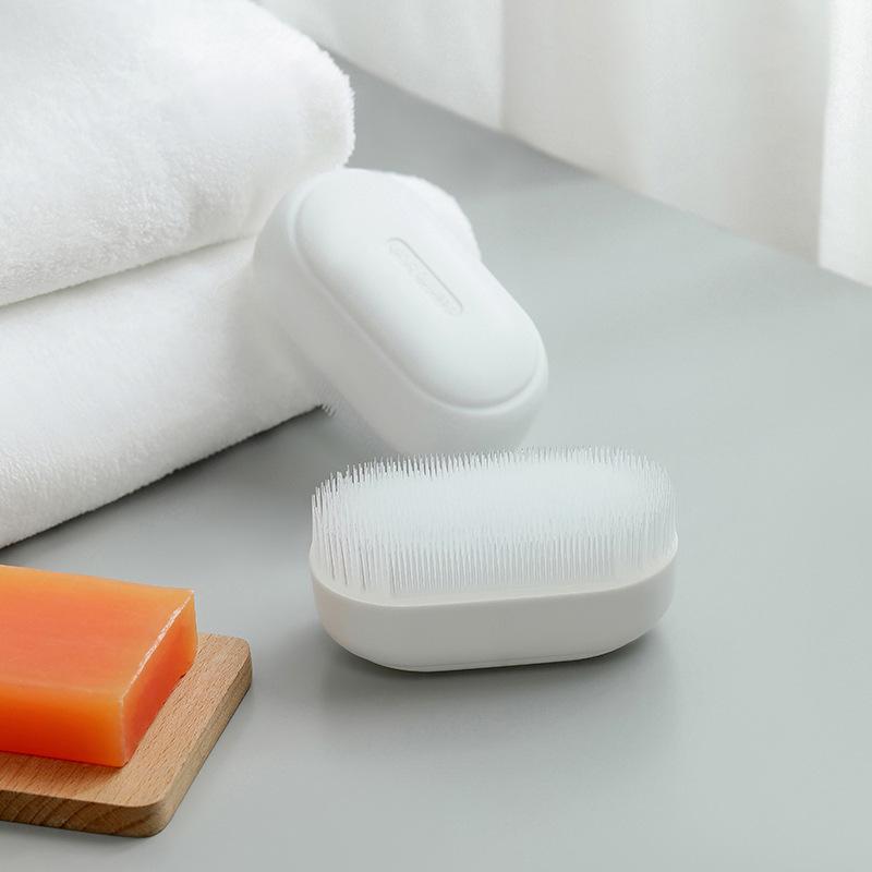 Multifunctional Laundry Brush: Gentle Fine Bristles for Shoes & Clothes with Protective Lid