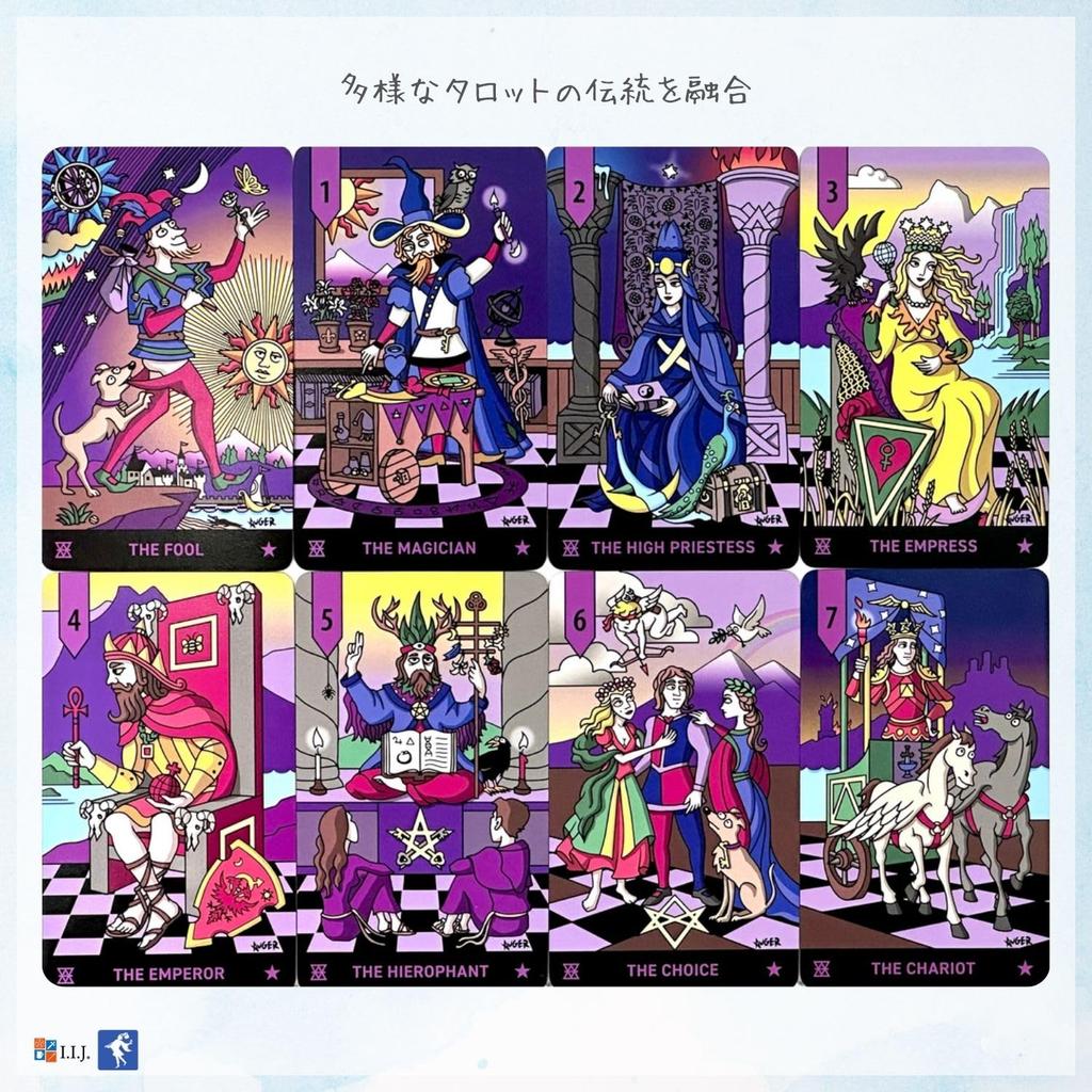 I.I.J Allcento Tarot Oracle Cards for Tarot Readings and Astrology, Includes Japanese Instructions, Authentic Product