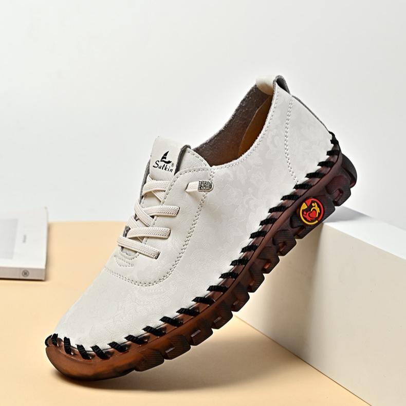 Cow Tendon Soft Soled Mother's Shoes New Women's Shoes Flat Bottomed Non Slip Single Shoes Casual Shoes for Women